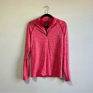 PINK quarter zip long sleeve